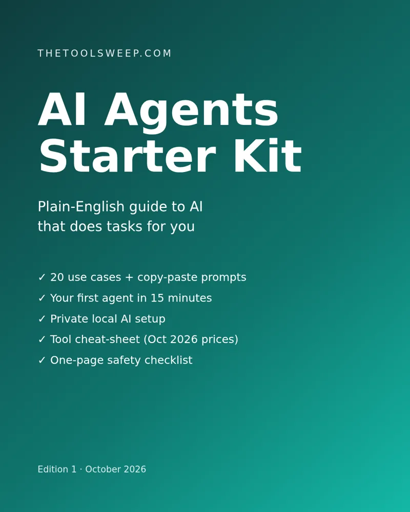 Cover of the AI Agents Starter Kit PDF
